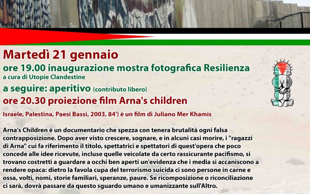 SETTIMANA PALESTINESE, all’Affratellamento